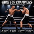 thumbnail image 5 of Men Boxing Shorts For Boxing Training Fitness Gym Cage Fight MMA Mauy Thai Kickboxing Trunks Clothing Black/White XX-Large, 5 of 8