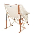 thumbnail image 3 of GCI Outdoor Fleece Rocker Sherpa Rocking Camping Chair with Cup Holder, Natural, 3 of 13
