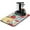 Flower-2-1, variant on Brown Abstract Coffee Mat Set (2 Pcs): 12x19in Modern Dish Drying Mat – Fits Under Coffee Maker Espresso Machine – Hide Stains Stylish Kitchen Bar Accessory