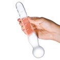 thumbnail image 3 of Glas Joystick 8" Glass Dildo, Clear, 3 of 5