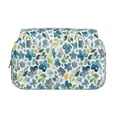 thumbnail image 2 of Sikiie Floral In Blue Print Flip Double-layer Pencil Case, All-purpose Stationery Bag for Study and Office, Zipper Design, Unisex, 2 of 7