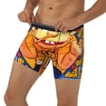 thumbnail image 3 of Lsque Sml Jeffy Pattern Men's Performance Stretch Underwear, Athletic Long Leg Briefs，Moisture-Wicking-Small, 3 of 6