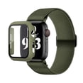 thumbnail image 1 of BRADCET Braided Solo Loop for Aplle Watch Bands and Case 44mm 45mm 41mm 38mm 40mm 49mm 42mm Women Men Adjustable Sport Nylon Scrunchie Band Protective Cover Bumper for iWatch Series 8 7 SE 6 5 4 3 2 1, 1 of 11