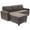 Left, variant on Pemberly Row Fabric Right Facing Reclining Sectional in Gray