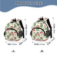 thumbnail image 2 of ALAZA Frog with Mushroom Mini Backpack School Bookbag Age 3-7 Medium, 2 of 7