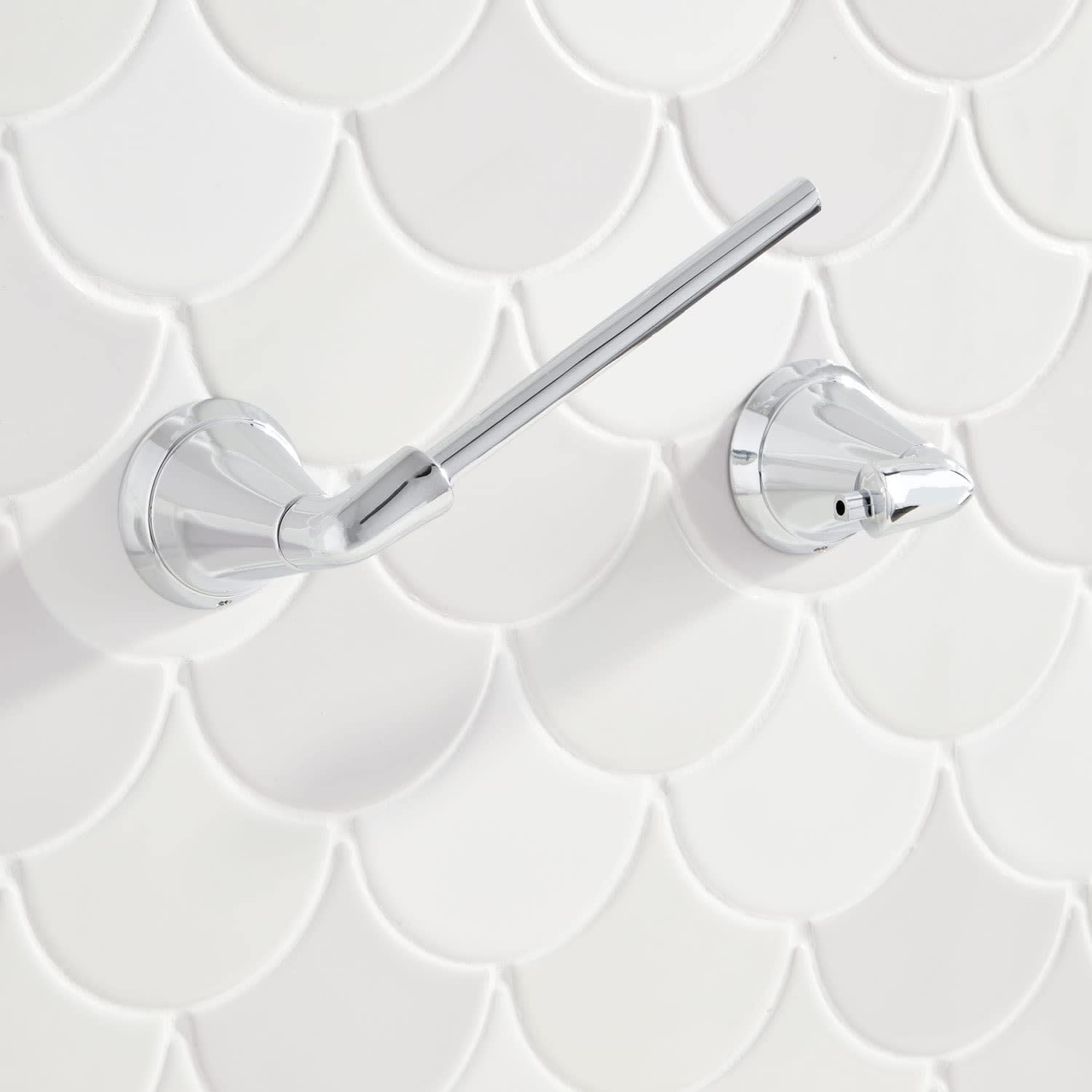 Open Box Signature Hardware 476992 Provincetown Wall Mounted Pivoting Toilet Paper Holder