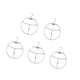 thumbnail image 3 of 5x Perchas para ropa interior, soporte decorativo, clavijas redondas creativas para armario, lencería para el hogar Pequeño, 3 of 8