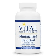Vital Nutrients - Minimal and Essential - One a Day Multivitamin/Mineral and Antioxidant Formula - 180 Vegetarian Capsules