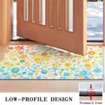 thumbnail image 3 of Light Pioneer Flower Pattern Door Rugs,Washable Non Slip Door Mats Indoor,Decorative Door Mats,Entry Mat Indoor for Entrance,Bedroom,Kitchen,Bathroom,17"x30", 3 of 6