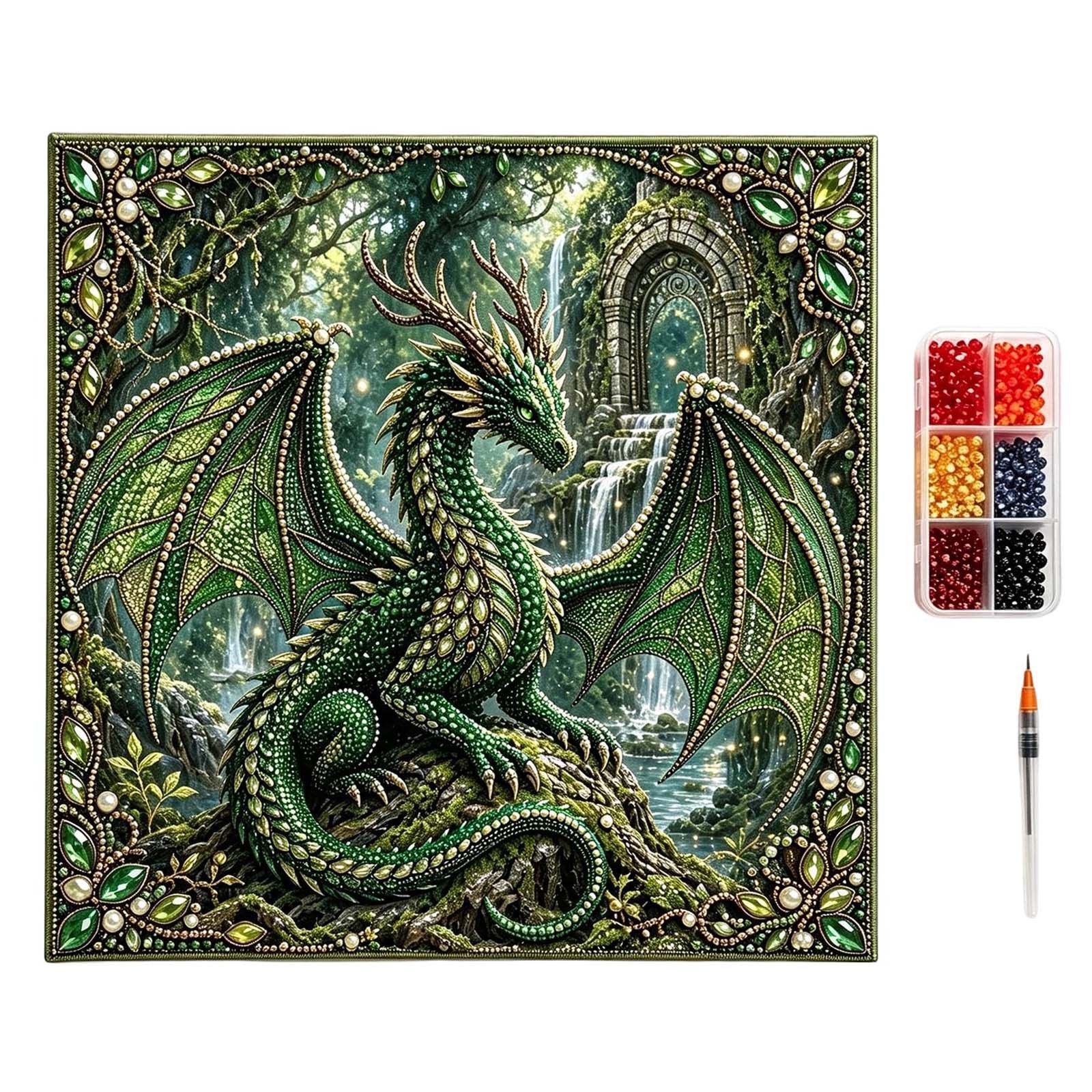 Diamond Painting Kits 3D Diamond Art DIY Wall Decor Dragon Diamond Painting Full Drill Gem Art Adult Craft Kits Home Decoration Paint with Diamonds Relaxing Hobby