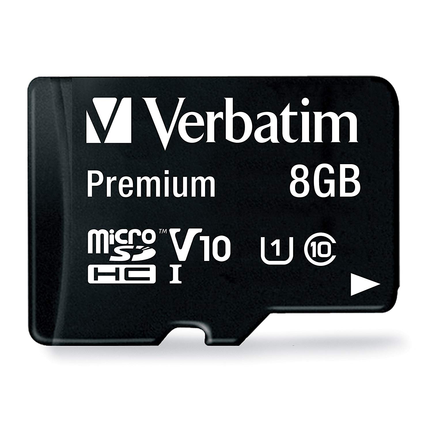 8GB Premium microSDHC Memory Card with Adapter, UHSI V10 U1 Class 10