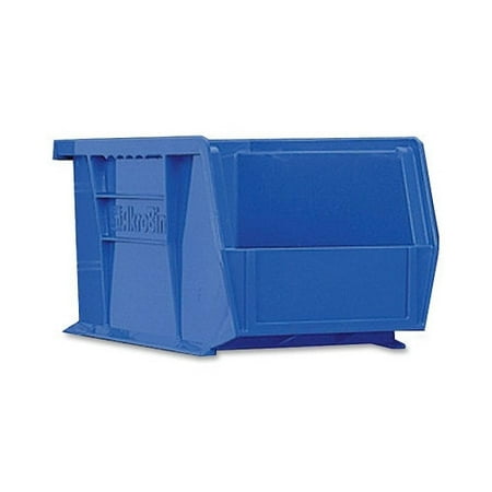 Akro-Mils Bins, Unbreakable/Waterproof, 4-1/8''x5-3/8''x3'', Blue (Set of 4)