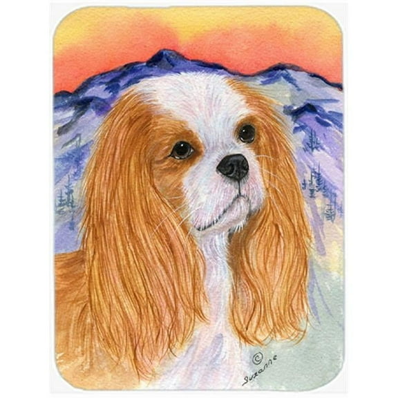 Carolines Treasures SS8164LCB Cavalier Spaniel Glass Cutting Board Large, 12H x 16W, multicolor