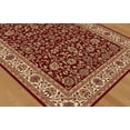 thumbnail image 2 of Tayse Sensation Area Rug 4810 RED Traditional Red Scrolls Leaves 5' 3" x 7' 3" Rectangle, 2 of 2