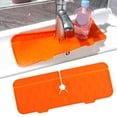 thumbnail image 3 of Protector contra salpicaduras de grifo Soledad de silicona impermeable 15x6 pulgadas, 3 of 7