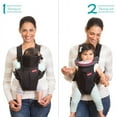 Infantino Swift Classic Baby Carrier with Pocket and Wonder Cover Bib