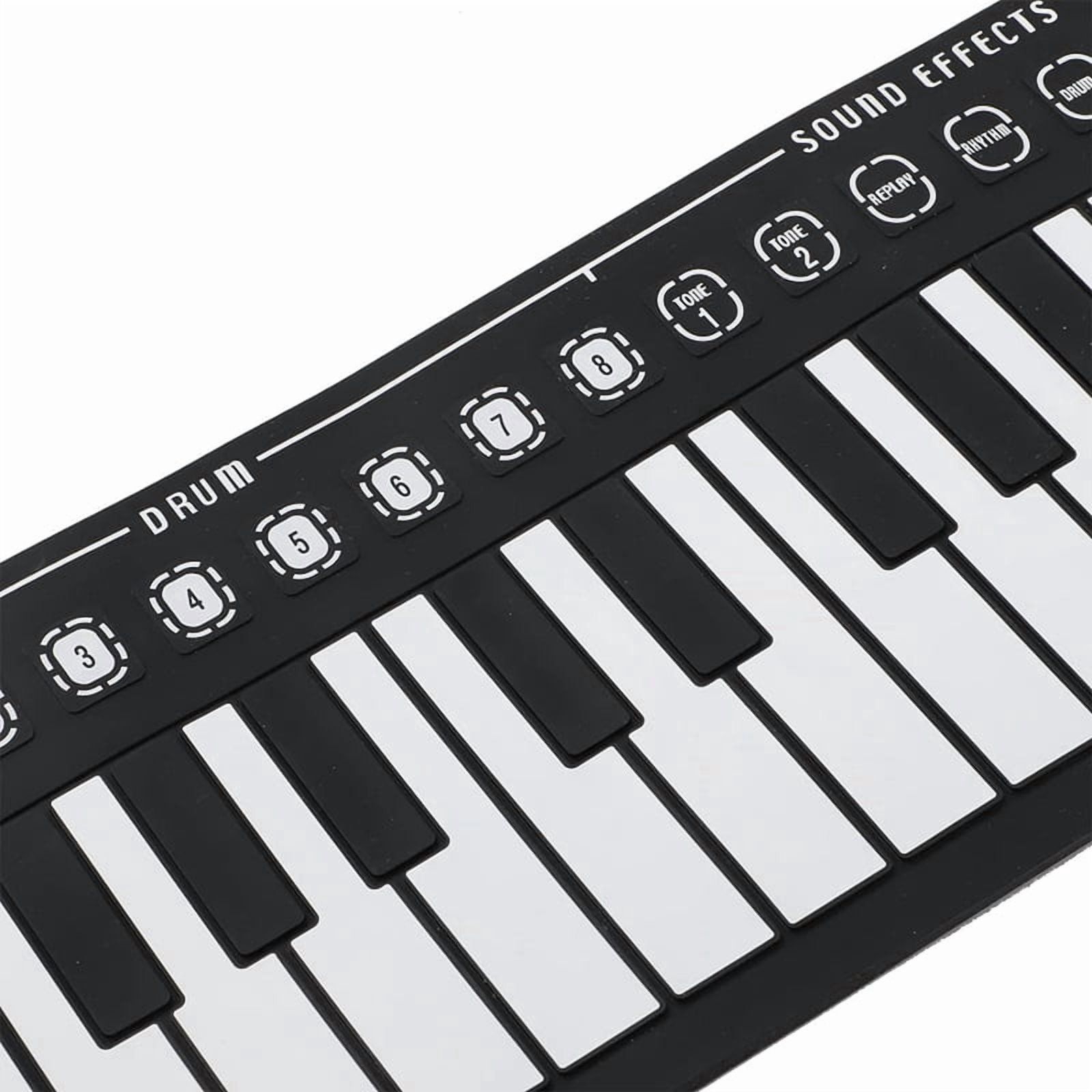 3X Keyboard Piano Roll Up Electric Piano for Beginners Foldable 49 Keys Electronic Piano