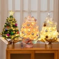 thumbnail image 4 of Festive 2.13ft Tabletop Xmas Tree - Illuminated with Star Lights, Perfect for Home & Desktop Holiday Charm, 4 of 10