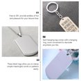 thumbnail image 4 of Shisuyan Blank Stamping Tags Silver 6Pcs 2In X 1.1In, 4 of 9