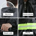 thumbnail image 6 of Motorcycle Rain Suit for Men & Women, Waterproof Rain Jacket Trouser Suit with Reflective Strip, Sport Raincoat Anti-storm, 6 of 8