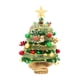 thumbnail image 1 of Árbol de mesa Árbol de Navidad de mesa LED de 2FT con luces de cadena LED alimentadas por batería Top Star rojo verde bolas cinta Mini árbol de Navidad Artificial para la decoración de vacaciones Abanopi  Árbol de mesa, 1 of 7