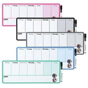 Quartet Weekly Dry Erase Board, 5.5" x 14"