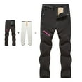 thumbnail image 3 of Fesfesfes Fall and Winter Women Pant Removable Outdoor Assault Pants Fleece Thickened Soft Shell Ski Pants Sale Items, 3 of 4