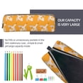 thumbnail image 5 of Fotbe Flying Ducks Pattern Leather Pencil Case, Pencil Pouch with Durable Zipper, Compact and Stylish Organizer for Stationery, Art Supplies, Travel Essentials, 5 of 7