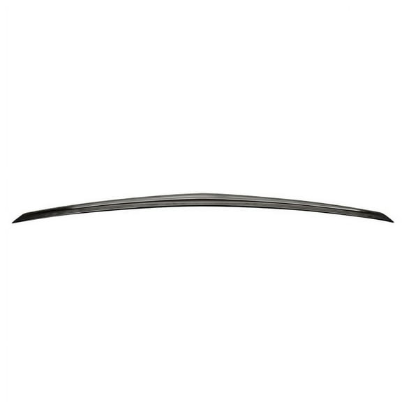 Ikon Motorsports Compatible with 10-16 Benz E-Class W212 Sedan AMG Trunk Spoiler Painted #040 Black