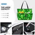 thumbnail image 3 of Gaeub St Patrick's Day2 Beach Travel Bag, Multi-Pocket Beach Bag, Summer Vacation Bag, Beach Essentials Tote, 3 of 7