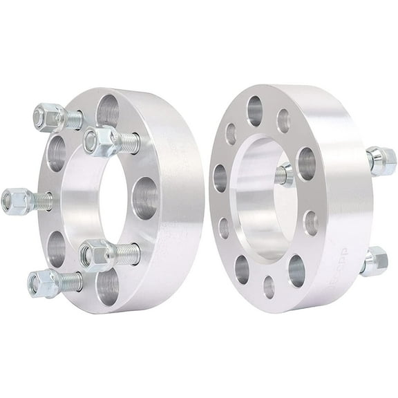 SCITOO 2PCS 1.5" 5x5 to 5x5 Wheel Spacers 5x127mm with 14x1.5 Studs Fits for Ch-evy for GMC 1500 Yukon Blazer Tahoe Fits select: 2011-2015 JEEP GRAND CHEROKEE, 1992-1997 CHEVROLET GMT-400