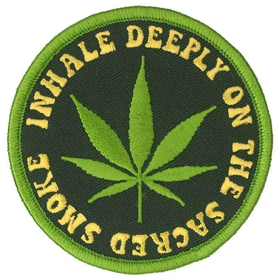 Hot Leathers PPL9837 Inhale Deeply 3"x 3" Patch 3X3