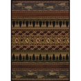 thumbnail image 1 of United Weavers 750 03943 58 5 ft. 3 in. x 7 ft. 2 in. Affinity River Ridge Area Rug, Lodge, 1 of 4