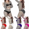 thumbnail image 4 of Women Lingerie Underwear Bodystocking Gift Sexy Fishnet Body Bodysuit Babydoll, 4 of 5