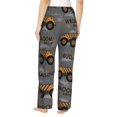 thumbnail image 3 of Bingfone Pajamas For Women,Construction Machines Pajama Pants With Pockets-Medium, 3 of 9