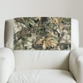 thumbnail image 5 of COEQINE Recliner Headrest Covers PU Leather Headrest Protector with Hook and Loop Straps, Universal Head Rest Covers for Recliner Office Chair Home Decor, 17x27 Inch, Camo Hunting Leaves, 5 of 7