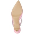 thumbnail image 6 of Journee Womens Lunna Mules Mid Stiletto Pointed Toe Evening Pumps, Widths Available, 6 of 10