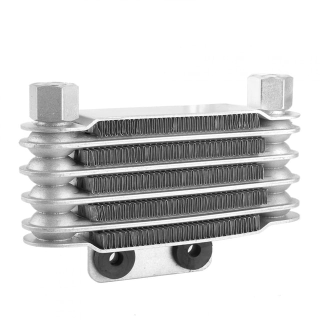 Motorcycle Oil Cooler,5 Row Universal Engine Oil Cooler Engine Oil Cooling Breakthrough Technology