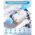 thumbnail image 5 of Portable Waist Fan For Outdoor: Cooling Clip on Belt Fan Under Shirt - Hands-free Design for Construction Workers Gardeners Couriers - Summer Workplace Yard Road Essential - Gifts for Father, 5 of 7