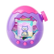 Tamagotchi Paradise - Purple Sky Interactive Digital Pet Toy Bundle with Clear Case (2 Items)