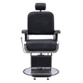 thumbnail image 2 of Barberpub Barber Chair Recliner Heavy Duty Hydraulic Salon Chair for Hair Stylist Black 8740, 2 of 8
