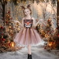 thumbnail image 2 of Gpaecead Christmas Tutu Dress For Girls Tulle Princess Birthday Party Dress For Toddler Girls Prom Ball Gown Multicolor, 2 of 7