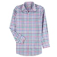 thumbnail image 1 of Camisa de vestir a cuadros bar III para hombre rosa 14-14.5, 1 of 2