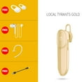 thumbnail image 4 of Inteprter Auriculares True Wireless 5.0 Auriculares estéreo intrauditivos Auriculares manos libres Auriculares Cables de audio/vídeo oro, 4 of 4