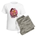 thumbnail image 5 of CafePress - My Cat Is My Valentine Pajamas - Women's Short Sleeve Print T-Shirt and Pants Light Cotton Pajama Set, 5 of 7