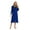 Blue, variant on Nightgown Womens Long Sleeve Nightdress V Neck Sleepwear Soft Long Nightshirt Casual Loose Sleepshirt Lounge Dress, S-2XL