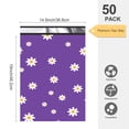 thumbnail image 6 of Jowlroel Thank You Poly Mailer 14.5x19 Inch 50 Pcs - Waterproof Tear-Resistant Self-Seal Shipping Bags for Clothing, Chrysanthemum Printed Cute Packaging, 6 of 7