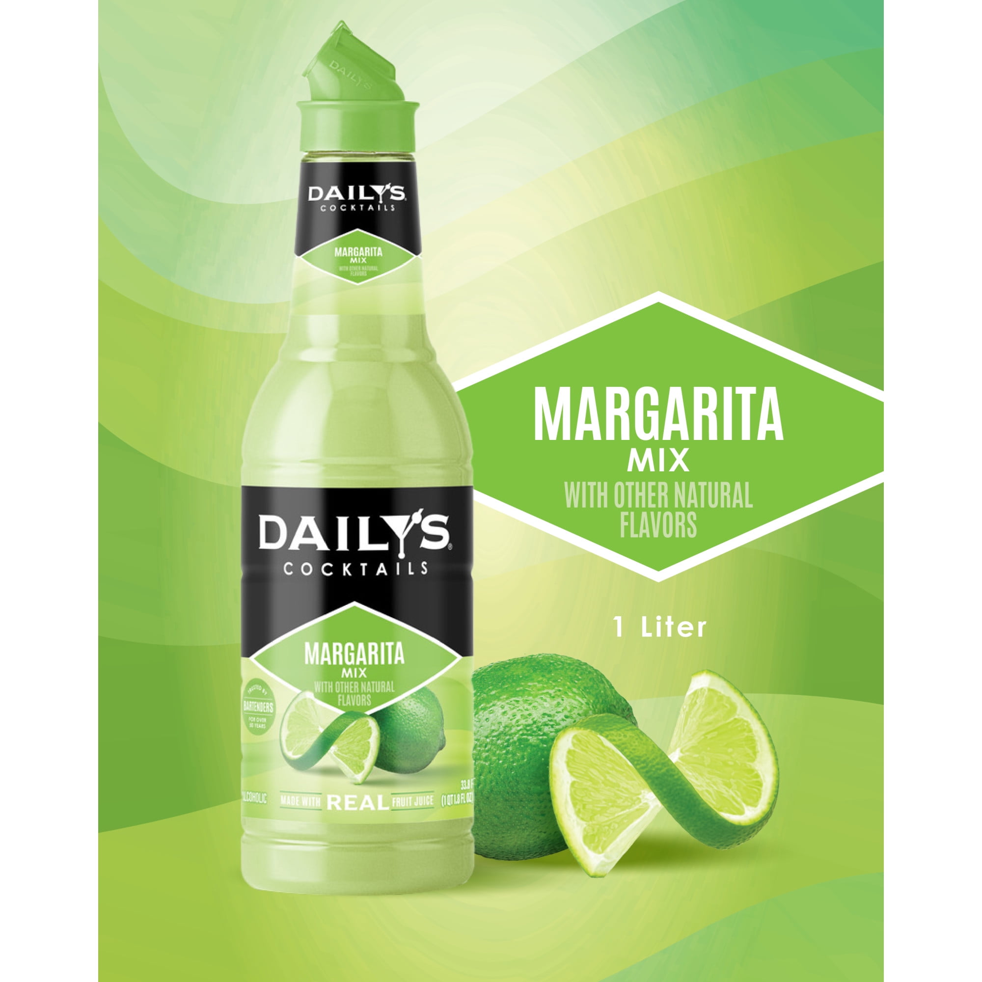 Lefty O Douls Key Lime Margarita Mix, 33.8 fl oz (1liter) 1000ml