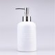 thumbnail image 3 of Dispensador de jabón de cerámica blanca con bomba for baño doméstico. Dispensador de loción., 3 of 6