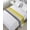 Gray Yellow, variant on Bed Runner Scarf Queen Size, Blue Brown Stain Bed Runners & Scarves for Foot of Beds, Vintage Farmhouse Gradient Wooden Grain Decorative Bedding Runner Scarf for Hotel Home Bedroom
